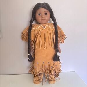 Pleasant Company American Girl Doll Kaya Doll and Native American Outfit Boots